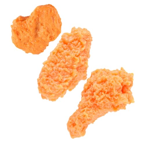 KONTONTY 3 Stück Realistische Teiliges Gefälschte Gebratene Hähnchenflügel Modelle Langlebiges Künstliches Food Prop Vielseitige Küchendekoration und Fotorequisite für Zuhause und Party KONTONTY 3 Stück Realistische Teiliges Gefälschte Gebratene Hähnchenflügel Modelle Langlebiges Künstliches Food Prop Vielseitige Küchendekoration und Fotorequisite für Zuhause und Party von KONTONTY