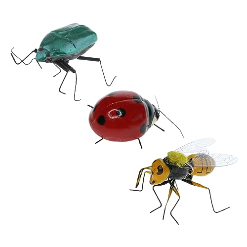 KONTONTY 3 Stück Simulationstiermodell -Modell Künstliches Insekt Insektenspielzeug Falsche Fehler Simulationskäfer Figur Im -Stil Insektenmodell Ton KONTONTY 3 Stück Simulationstiermodell -Modell Künstliches Insekt Insektenspielzeug Falsche Fehler Simulationskäfer Figur Im -Stil Insektenmodell Ton von KONTONTY