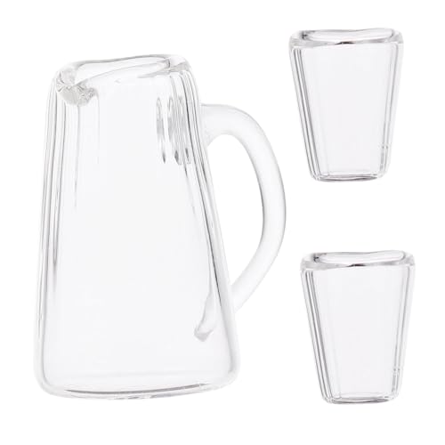 KONTONTY 3 Stück Simulierte Tee -Tassen -Topfkombination Puppenhaus Tassen Wasserkocher aus Teeglas Porzellan Teetasse Wasserkocher Puppenhaus-Minitasse Mini Teetasse KONTONTY 3 Stück Simulierte Tee -Tassen -Topfkombination Puppenhaus Tassen Wasserkocher aus Teeglas Porzellan Teetasse Wasserkocher Puppenhaus-Minitasse Mini Teetasse von KONTONTY