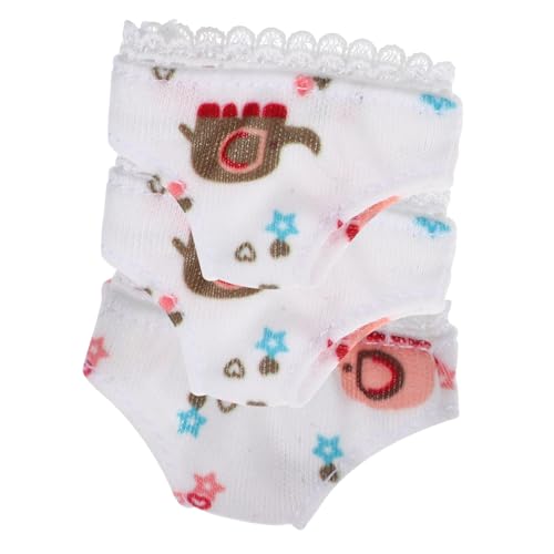 KONTONTY 3 Stück Spielzeugpuppenhöschen Wiederverwendbar Puppenkleidung Unterhose Für Puppen-Foto-Requisiten Spielzeughöschen Puppenzubehör Für Puppen Höschen Stoff KONTONTY 3 Stück Spielzeugpuppenhöschen Wiederverwendbar Puppenkleidung Unterhose Für Puppen-Foto-Requisiten Spielzeughöschen Puppenzubehör Für Puppen Höschen Stoff von KONTONTY