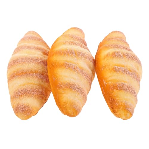 KONTONTY 3 Stück Teiliges Dekoratives Brotsortiment aus Robustem Material Realistische Simulation von Croissants für Bäckerei Restaurant und Küchen Dekoration Vielseitig Einsetzbar als KONTONTY 3 Stück Teiliges Dekoratives Brotsortiment aus Robustem Material Realistische Simulation von Croissants für Bäckerei Restaurant und Küchen Dekoration Vielseitig Einsetzbar als von KONTONTY
