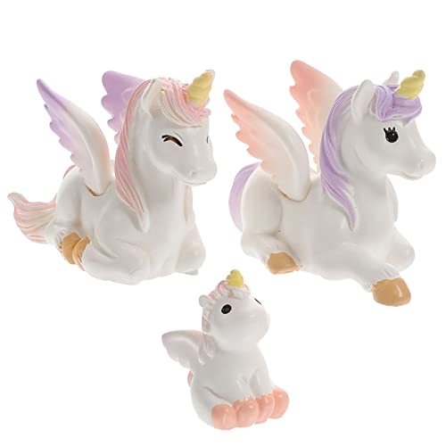 KONTONTY 3 Stück Einhorn Cupcake Topper Harz Figuren für Kuchendekoration Einhorn Dekoration für Geburtstagsfeiern Kleiner Garten Ornamente Oberflächen für Selbstgemachte Projekte KONTONTY 3 Stück Einhorn Cupcake Topper Harz Figuren für Kuchendekoration Einhorn Dekoration für Geburtstagsfeiern Kleiner Garten Ornamente Oberflächen für Selbstgemachte Projekte von KONTONTY