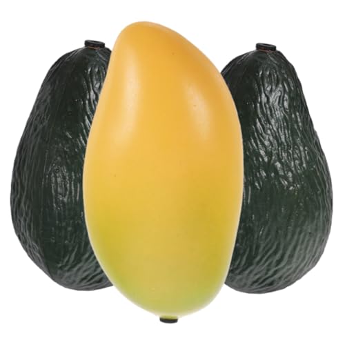 KONTONTY 3 Stück Teiliges Fruchtshaker für Maracas Percussion Instrumente mit Avocado und Mango Lernspielzeug Musik und Kognitionsfähigkeiten KONTONTY 3 Stück Teiliges Fruchtshaker für Maracas Percussion Instrumente mit Avocado und Mango Lernspielzeug Musik und Kognitionsfähigkeiten von KONTONTY