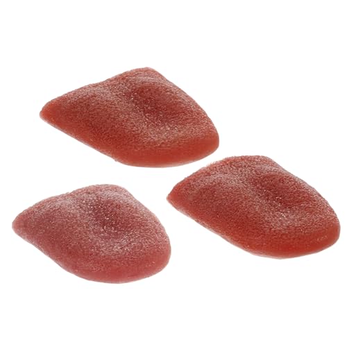 KONTONTY 3 Stück Teiliges Halloween Gefälschte Realistische Simulation Zungen aus Dehnbarem Elastische Prank Toys mit Glatten Kanten und Detailgetreuer Verarbeitung für Streiche und KONTONTY 3 Stück Teiliges Halloween Gefälschte Realistische Simulation Zungen aus Dehnbarem Elastische Prank Toys mit Glatten Kanten und Detailgetreuer Verarbeitung für Streiche und von KONTONTY