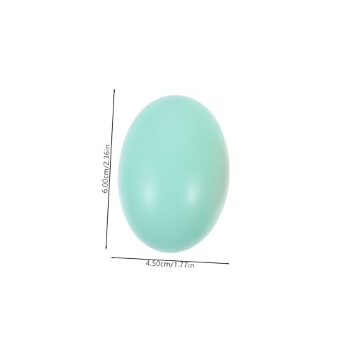 KONTONTY 3 Stück Teiliges Holz Eier zum Bemalen Stabile Künstliche Deko Eier für Osterbasteln Glatte Oberfläche Robustes Holzmaterial DIY Osterdeko für Kreative Gestaltung von KONTONTY