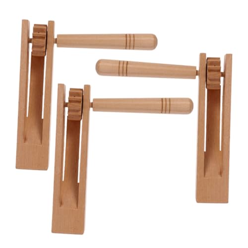 KONTONTY 3 Stück Teiliges Holz Kastagnetten mit Langem Griff Pädagogisches Percussion Instrument für Musikspielzeug und Geräuschmacher für Partys und Veranstaltungen KONTONTY 3 Stück Teiliges Holz Kastagnetten mit Langem Griff Pädagogisches Percussion Instrument für Musikspielzeug und Geräuschmacher für Partys und Veranstaltungen von KONTONTY