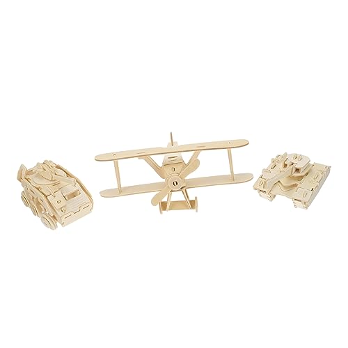 KONTONTY 3 Stück Teiliges Holzpuzzle mit Panzer und Panzerwagen DIY Holzmodell Bausatz für Erwachsene Pädagogisches Holzspielzeug Kreativität und Geduld KONTONTY 3 Stück Teiliges Holzpuzzle mit Panzer und Panzerwagen DIY Holzmodell Bausatz für Erwachsene Pädagogisches Holzspielzeug Kreativität und Geduld von KONTONTY