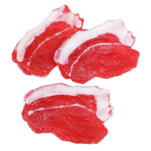 KONTONTY 3 Stück Teiliges Künstliches Schweinefleischmodell aus Hochwertigem Harz Realistische Dekoration mit Authentischem Gefühl Vielseitig Einsetzbar als Fotorequisite und Wohnaccessoire KONTONTY 3 Stück Teiliges Künstliches Schweinefleischmodell aus Hochwertigem Harz Realistische Dekoration mit Authentischem Gefühl Vielseitig Einsetzbar als Fotorequisite und Wohnaccessoire von KONTONTY