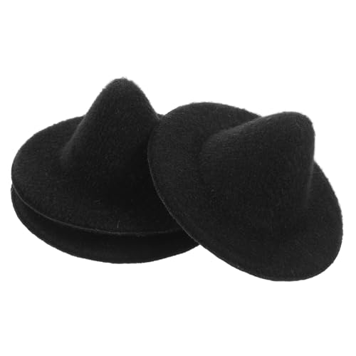 KONTONTY 3 Stück Teiliges Mini Hexenhüte Schwarz Leichte DIY Halloween Puppenhüte Stabile Miniatur Zauberer Hüte für Puppenhaus Dekoration und Bastelbedarf KONTONTY 3 Stück Teiliges Mini Hexenhüte Schwarz Leichte DIY Halloween Puppenhüte Stabile Miniatur Zauberer Hüte für Puppenhaus Dekoration und Bastelbedarf von KONTONTY