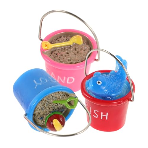 KONTONTY 3 Stück Teiliges Strand Eimer Figuren Realistische Deko für Puppenhaus Mikrolandschaft Gartenkunst Sicheres Resin Strandaccessoires für Kreative Outdoor Szenen KONTONTY 3 Stück Teiliges Strand Eimer Figuren Realistische Deko für Puppenhaus Mikrolandschaft Gartenkunst Sicheres Resin Strandaccessoires für Kreative Outdoor Szenen von KONTONTY