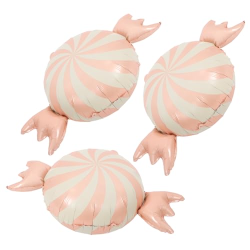 KONTONTY 3 Stück Teiliges Windrad Candy Ballon Süße Deko für Babyparty und Geburtstag Aluminiumfolie für Foto Hintergründe und Festliche Dekoration von KONTONTY