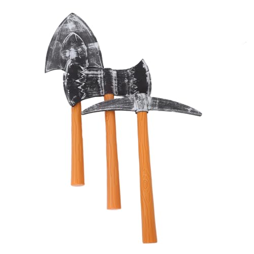 KONTONTY 3 Stück Teiliges Zwerg Kostüm Requisiten Leichtes Pickaxe Doppelaxt und Schaufel für Partydeko Bühnenauftritt und Geburtstagsgeschenk KONTONTY 3 Stück Teiliges Zwerg Kostüm Requisiten Leichtes Pickaxe Doppelaxt und Schaufel für Partydeko Bühnenauftritt und Geburtstagsgeschenk von KONTONTY