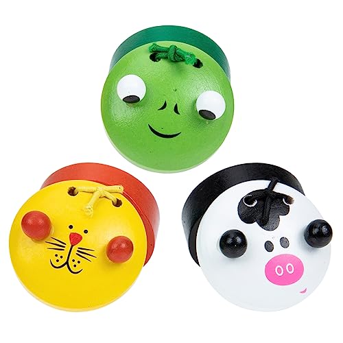 KONTONTY 3 Stück Tierkastagnetten Kinderspielzeug Kindermusikinstrumente Musikspielzeug Schlaginstrumente Kinderkastagnetten Kinderlernspielzeug Lernspielzeug Kreative Kastagnetten Aus KONTONTY 3 Stück Tierkastagnetten Kinderspielzeug Kindermusikinstrumente Musikspielzeug Schlaginstrumente Kinderkastagnetten Kinderlernspielzeug Lernspielzeug Kreative Kastagnetten Aus von KONTONTY