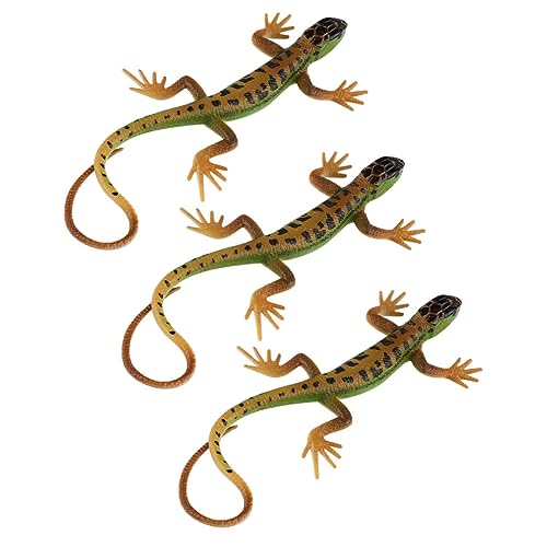 KONTONTY 3 Stück Vierbeinige Schlangenspielzeug Gecko Figuren Lebensechte Realistische Reptilien Eidechsenmodelle Eidechsenfigur Eidechsenskulptur Eidechsenfigur KONTONTY 3 Stück Vierbeinige Schlangenspielzeug Gecko Figuren Lebensechte Realistische Reptilien Eidechsenmodelle Eidechsenfigur Eidechsenskulptur Eidechsenfigur von KONTONTY