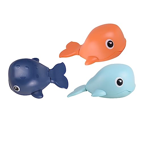 KONTONTY 3 Stück Walschwimmspielzeug Babyzubehör Uhrwerk -Badespielzeug Wasserspielspielzeug Wal Zufällige Farbe KONTONTY 3 Stück Walschwimmspielzeug Babyzubehör Uhrwerk -Badespielzeug Wasserspielspielzeug Wal Zufällige Farbe von KONTONTY
