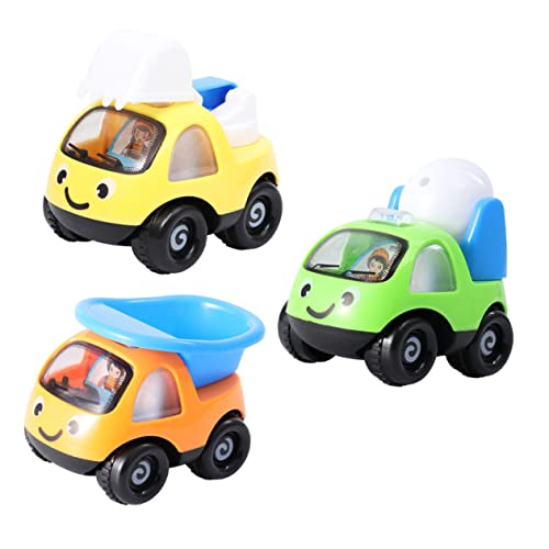KONTONTY 3 Teiliges Set Aus Tierförmigen Spielzeugautos Kreatives Lehrreiches Für Ab 1 Jahr Inklusive Grüner Mischmaschine Orangefarbener Kipplaster Und Gelber Bagger KONTONTY 3 Teiliges Set Aus Tierförmigen Spielzeugautos Kreatives Lehrreiches Für Ab 1 Jahr Inklusive Grüner Mischmaschine Orangefarbener Kipplaster Und Gelber Bagger von KONTONTY