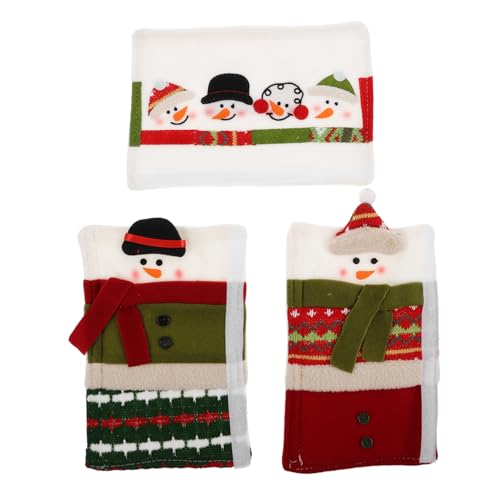 KONTONTY Schneemann Griffhüllen Für Kühlschrank Weihnachtliche Türgriff Schutzhüllen Weiche Gerätegriff Umhüllungen Küchen Dekoration KONTONTY Schneemann Griffhüllen Für Kühlschrank Weihnachtliche Türgriff Schutzhüllen Weiche Gerätegriff Umhüllungen Küchen Dekoration von KONTONTY
