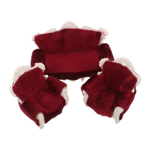 KONTONTY 3-teiliges Set Miniaturmöbelsofa Zubehör Für Actionfiguren Dollhouse Couch Puppenhaus-miniaturen Miniatur-Couch Miniaturhaus Viktorianische Möbel Mini-Sofa Plastik KONTONTY 3-teiliges Set Miniaturmöbelsofa Zubehör Für Actionfiguren Dollhouse Couch Puppenhaus-miniaturen Miniatur-Couch Miniaturhaus Viktorianische Möbel Mini-Sofa Plastik von KONTONTY