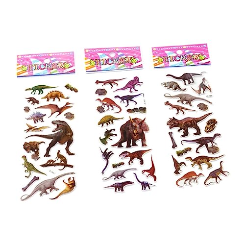 KONTONTY 30 Blatt Cartoon-Aufkleber Cartoon -Aufkleber Aufkleber zur Dekoration Dinosaurier-Aufkleber KONTONTY 30 Blatt Cartoon-Aufkleber Cartoon -Aufkleber Aufkleber zur Dekoration Dinosaurier-Aufkleber von KONTONTY