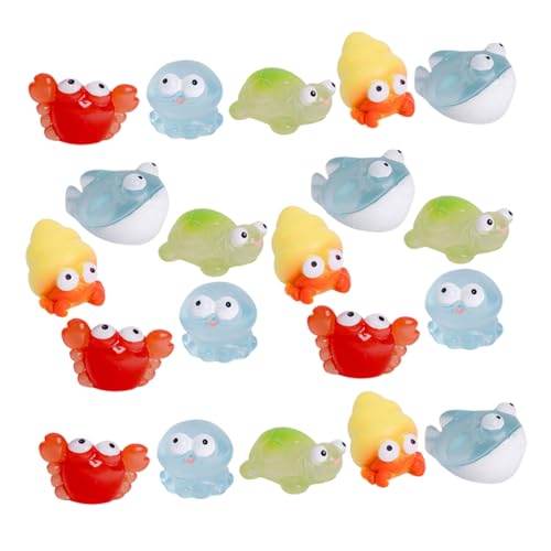 KONTONTY 30 Stück Miniatur Meerestiere Figuren Teiliges DIY Strand Deko für Terrarien Robuste Resin Statuen von Schildkröten Quallen und Mehr für Kreative Unterwasser Szenen und Miniatur KONTONTY 30 Stück Miniatur Meerestiere Figuren Teiliges DIY Strand Deko für Terrarien Robuste Resin Statuen von Schildkröten Quallen und Mehr für Kreative Unterwasser Szenen und Miniatur von KONTONTY