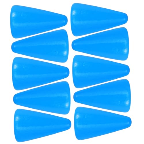 KONTONTY 30 Stück Holzschachfiguren Schachfiguren für fliegendes Schachbrettspiel Brettspiel Schachspiel glattes Grat leichtes kompaktes kegelförmiges Design von KONTONTY