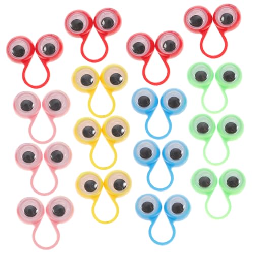 KONTONTY 30 Stück Teiliges aus Plastischen Augen Fingerpuppen für Interaktive Spielzeuge Kreative Spielstunden Mitbringsel für Geburtstagsfeiern und Weihnachten KONTONTY 30 Stück Teiliges aus Plastischen Augen Fingerpuppen für Interaktive Spielzeuge Kreative Spielstunden Mitbringsel für Geburtstagsfeiern und Weihnachten von KONTONTY