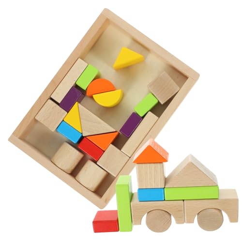 KONTONTY 30 Stück bausteine fokussiert Kindergeburtstag kinderga kindersicherheit zum Stapeln von Holz Lernspielzeug für Holzblöcke hölzern KONTONTY 30 Stück bausteine fokussiert Kindergeburtstag kinderga kindersicherheit zum Stapeln von Holz Lernspielzeug für Holzblöcke hölzern von KONTONTY