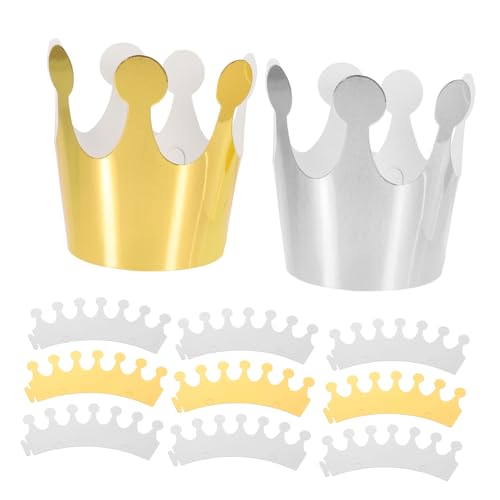 KONTONTY 30St Geburtstagshut kindermütze kinder kappe Stirnband für Babymädchen goldene Geburtstagsfeier Fee Kappen Golddekor Fotografie Hut Geburtstagsfeierhut aus Papier Krone Papierhut KONTONTY 30St Geburtstagshut kindermütze kinder kappe Stirnband für Babymädchen goldene Geburtstagsfeier Fee Kappen Golddekor Fotografie Hut Geburtstagsfeierhut aus Papier Krone Papierhut von KONTONTY