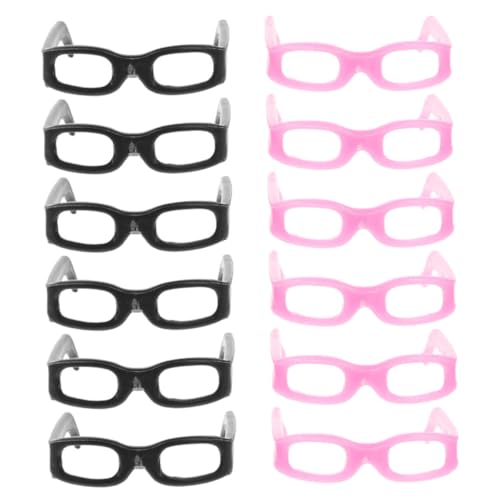 KONTONTY Mode Stil Exquisite 30pcs Mini Puppe Brillen Brillen Requisiten Für Puppe Decor Kostüme von KONTONTY