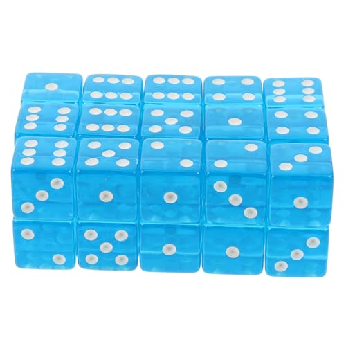 KONTONTY 30-teiliges Set Große 19-mm-würfel Glatt Für Brettspiele Und Partys von KONTONTY