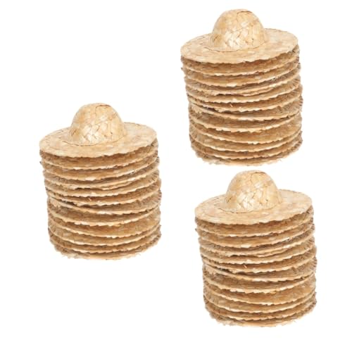 KONTONTY 3er-Set Handgefertigte Mini-strohhüte Puppen-minihüte Für Puppensammlungsprojekte Und Dekorative Zwecke 12 Stück * 3 KONTONTY 3er-Set Handgefertigte Mini-strohhüte Puppen-minihüte Für Puppensammlungsprojekte Und Dekorative Zwecke 12 Stück * 3 von KONTONTY