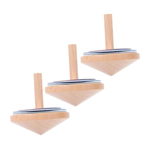 KONTONTY 3Sätze Holz Gyro Spielzeuge Farbenfrohe Steckspielzeuge Für Lernspielzeug Kreativität Und Feinmotorik Für Jahre Alte Jungen KONTONTY 3Sätze Holz Gyro Spielzeuge Farbenfrohe Steckspielzeuge Für Lernspielzeug Kreativität Und Feinmotorik Für Jahre Alte Jungen von KONTONTY