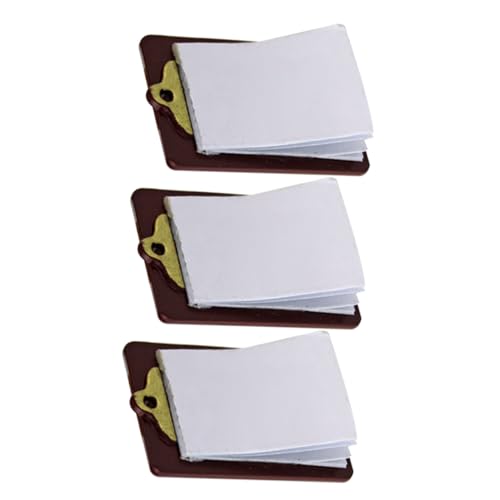 KONTONTY Puppenhaus Miniatur-zwischenablage Mini-schreibtafel Spielzeug Miniatur-schreibtafel Mini- -Accessoire Mini-schulbedarf KONTONTY Puppenhaus Miniatur-zwischenablage Mini-schreibtafel Spielzeug Miniatur-schreibtafel Mini- -Accessoire Mini-schulbedarf von KONTONTY