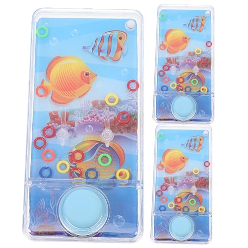 KONTONTY 3St Ring wasserspielzeug kinderwasserspielzeuge Handheld wasserspielzeug für Fun Toy tragbare Wurfspiele Retro-Bewässerungsspiele Plastik Blue KONTONTY 3St Ring wasserspielzeug kinderwasserspielzeuge Handheld wasserspielzeug für Fun Toy tragbare Wurfspiele Retro-Bewässerungsspiele Plastik Blue von KONTONTY