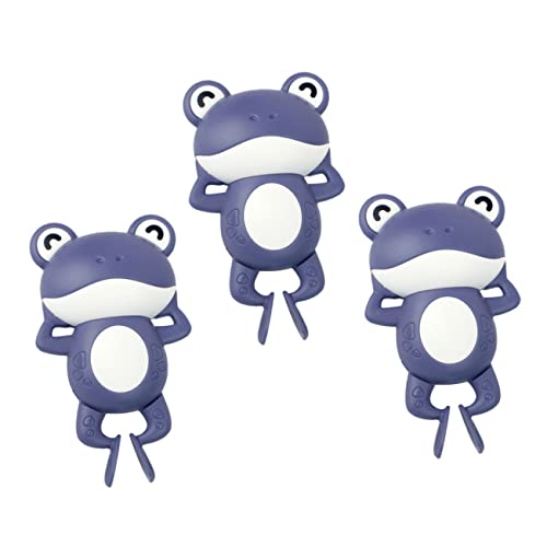 KONTONTY 3St aufziehbarer Frosch kinderspielzeug säugling babybrause spielzeughandys für Babys spielzeuge Wasserspielzeug Cartoon- Plastik Blue KONTONTY 3St aufziehbarer Frosch kinderspielzeug säugling babybrause spielzeughandys für Babys spielzeuge Wasserspielzeug Cartoon- Plastik Blue von KONTONTY