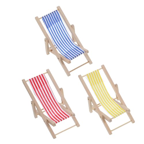 KONTONTY Miniatur-strandstühle Für Puppenhäuser Mini-klappstühle Strand-Dekorationen Mini-gartenmöbel Zum Basteln KONTONTY Miniatur-strandstühle Für Puppenhäuser Mini-klappstühle Strand-Dekorationen Mini-gartenmöbel Zum Basteln von KONTONTY