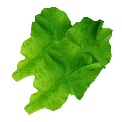 KONTONTY 3pcs Gefälschte Salatblattsimulation Lebensechter Gemüse Für Restaurant- Und Wohnkultur Künstliche Salatblätter Modelle Für Fotografie -Requisiten Für Gartenpartydekoration KONTONTY 3pcs Gefälschte Salatblattsimulation Lebensechter Gemüse Für Restaurant- Und Wohnkultur Künstliche Salatblätter Modelle Für Fotografie -Requisiten Für Gartenpartydekoration von KONTONTY