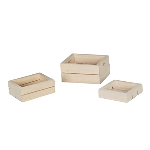 KONTONTY Miniatur- -Ornament-Set 3-teilig aus Holz zum Selbermachen Obst- und Gemüsekiste für Jungen und Mädchen KONTONTY Miniatur- -Ornament-Set 3-teilig aus Holz zum Selbermachen Obst- und Gemüsekiste für Jungen und Mädchen von KONTONTY