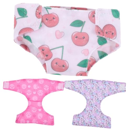 KONTONTY 3st Puppenkleidungszubehör Puppenhöschen-Accessoire Spielzeughöschen So Tun, Als Ob Sie Puppenzubehör Würden Unterwäsche Für Spielzeugpuppen Spielzeugpuppen-Unterhose Stoff KONTONTY 3st Puppenkleidungszubehör Puppenhöschen-Accessoire Spielzeughöschen So Tun, Als Ob Sie Puppenzubehör Würden Unterwäsche Für Spielzeugpuppen Spielzeugpuppen-Unterhose Stoff von KONTONTY