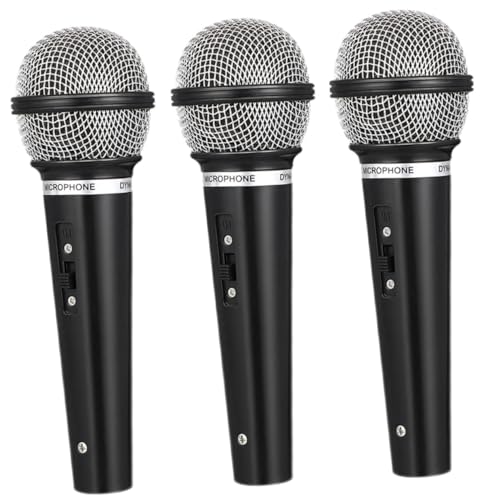 KONTONTY Mikrofon Für Kinder Kinder Mikrofon 3st Requisiten Mikrofon Modell Kindermikrofon Fälschen Outfits Für Karaoke Vorgeben Kostüme Für Bühne Mikrofon Gefälschtes Mikrofon Black Plastik KONTONTY Mikrofon Für Kinder Kinder Mikrofon 3st Requisiten Mikrofon Modell Kindermikrofon Fälschen Outfits Für Karaoke Vorgeben Kostüme Für Bühne Mikrofon Gefälschtes Mikrofon Black Plastik von KONTONTY