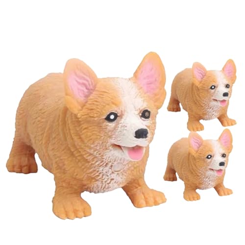 KONTONTY 3st Spielzeug Zum Stressabbau Kinderspielzeug Quetschspielzeug Für Hunde Druckspielzeug Für Kinder Dehnbares Spielzeug Für Angst Spielzeughund Ball Dehnen Corgi Büro Stressball KONTONTY 3st Spielzeug Zum Stressabbau Kinderspielzeug Quetschspielzeug Für Hunde Druckspielzeug Für Kinder Dehnbares Spielzeug Für Angst Spielzeughund Ball Dehnen Corgi Büro Stressball von KONTONTY