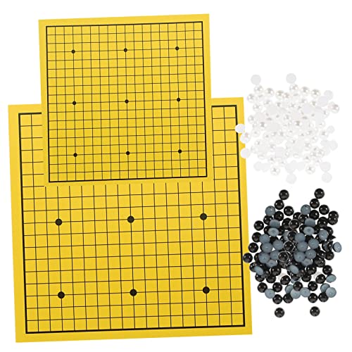 KONTONTY 4 Sätze Go Model Toys Kleines Schachbrett Miniatur Schachbrett Mini-brettspiele Miniatur-puppenhauszubehör Miniatur Schach Miniaturschachdekoration Tragbares Schach Plastik KONTONTY 4 Sätze Go Model Toys Kleines Schachbrett Miniatur Schachbrett Mini-brettspiele Miniatur-puppenhauszubehör Miniatur Schach Miniaturschachdekoration Tragbares Schach Plastik von KONTONTY