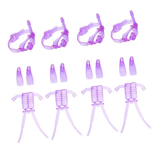 KONTONTY 4 Sätze Tauchausrüstung Für Puppen Aus Plastik Mini-tauchset Verkleidungszubehör Geeignet Für 11-Zoll-Puppen KONTONTY 4 Sätze Tauchausrüstung Für Puppen Aus Plastik Mini-tauchset Verkleidungszubehör Geeignet Für 11-Zoll-Puppen von KONTONTY