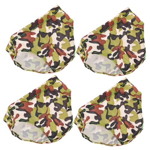 KONTONTY 4 Stück 18-Zoll-Puppenhöschen Puppen puppenkleidung Überraschungspuppen Zubehör für Babypuppen Puppenunterwäsche vortäuschen Puppenzubehör Stoff Camouflage KONTONTY 4 Stück 18-Zoll-Puppenhöschen Puppen puppenkleidung Überraschungspuppen Zubehör für Babypuppen Puppenunterwäsche vortäuschen Puppenzubehör Stoff Camouflage von KONTONTY