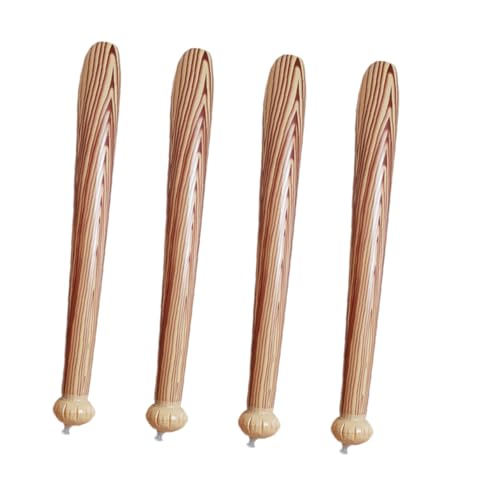 KONTONTY Baseballschläger Aufblasbares Kinderspielzeug PVC Sport Partygeschenk 4er Set KONTONTY Baseballschläger Aufblasbares Kinderspielzeug PVC Sport Partygeschenk 4er Set von KONTONTY