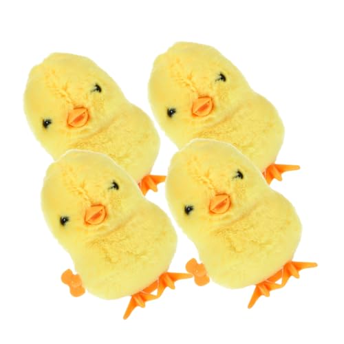 KONTONTY 4 Stücke Aufziehspielzeug Hühner für Kinder Lustige Springhühner Sicheres und Zuverlässiges Spielzeug für Kleinkinder für Ostern und Feiern von KONTONTY
