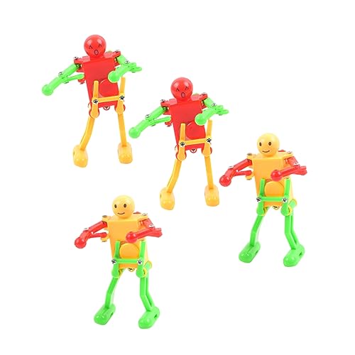 KONTONTY 4 Stück Aufziehsoldat deko kinderspielzeug Tischspielzeug für zu Hause -Soldat Soldatenpuppenhandwerk Desktop-Puppen- Plastiksoldatenpuppe Abs von KONTONTY