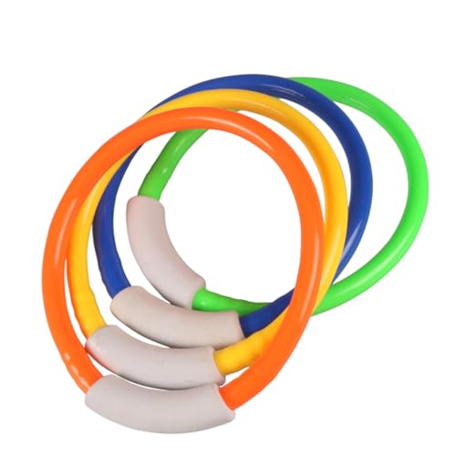 KONTONTY Schwimmen Für Jungen Und Mädchen 4-teiliges Tauch-greifring-spielzeugset Badezubehör Zum Spielen KONTONTY Schwimmen Für Jungen Und Mädchen 4-teiliges Tauch-greifring-spielzeugset Badezubehör Zum Spielen von KONTONTY
