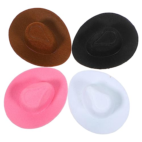 KONTONTY 4 Stück Cowboyhut Leichte Nichtgewebte Hüte Kreative Dekoration für Puppen und DIY Projekte Vielseitig Einsetzbar für Partys und Anlässe Zufällige Farben Zufällige KONTONTY 4 Stück Cowboyhut Leichte Nichtgewebte Hüte Kreative Dekoration für Puppen und DIY Projekte Vielseitig Einsetzbar für Partys und Anlässe Zufällige Farben Zufällige von KONTONTY