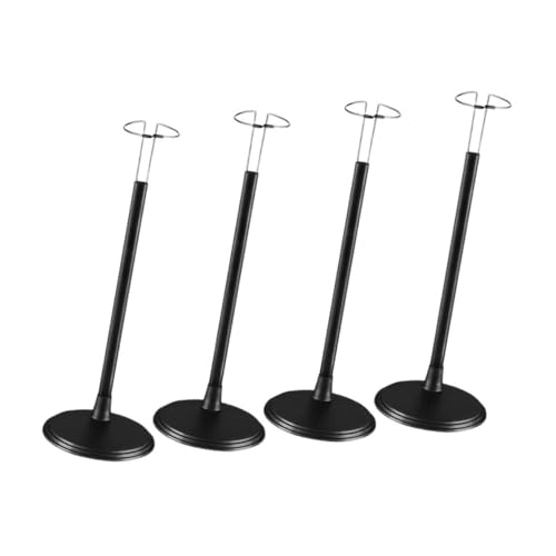KONTONTY 4 Stück Figurenständer Stofftier-Ausstellungsständer Puppen Stehen Figur Steht Integrität Puppen Puppenständer ausgestopfter Tierhalter Puppenhalter PVC Black KONTONTY 4 Stück Figurenständer Stofftier-Ausstellungsständer Puppen Stehen Figur Steht Integrität Puppen Puppenständer ausgestopfter Tierhalter Puppenhalter PVC Black von KONTONTY